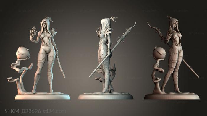 Figurines heroes, monsters and demons (STKM_023696) 3D models for cnc