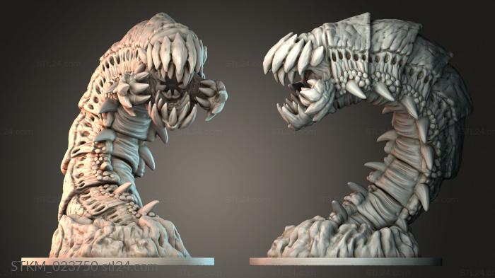 Figurines heroes, monsters and demons (STKM_023750) 3D models for cnc