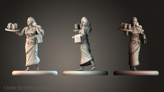 Figurines heroes, monsters and demons (STKM_023790) 3D models for cnc