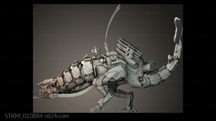 Figurines heroes, monsters and demons (STKM_023884) 3D models for cnc