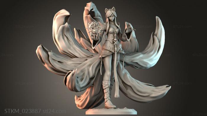 Figurines heroes, monsters and demons (STKM_023887) 3D models for cnc