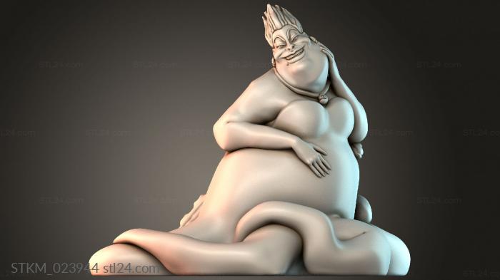 Figurines heroes, monsters and demons (STKM_023944) 3D models for cnc