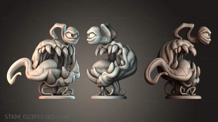 Figurines heroes, monsters and demons (STKM_023953) 3D models for cnc