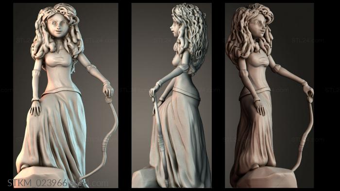 Figurines heroes, monsters and demons (STKM_023966) 3D models for cnc