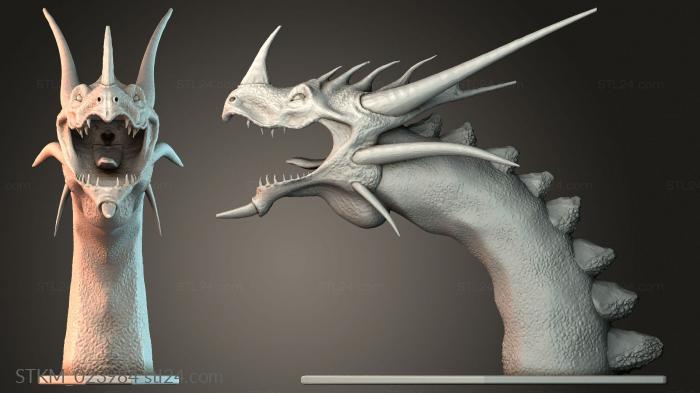 Figurines heroes, monsters and demons (STKM_023984) 3D models for cnc