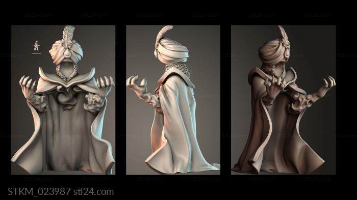 Figurines heroes, monsters and demons (STKM_023987) 3D models for cnc