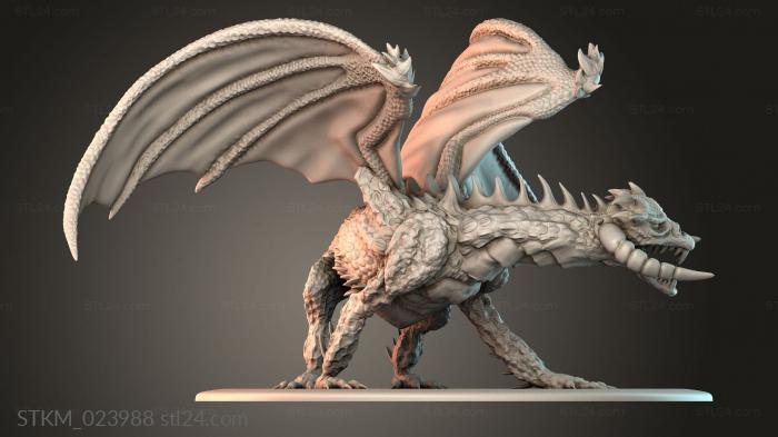 Figurines heroes, monsters and demons (STKM_023988) 3D models for cnc