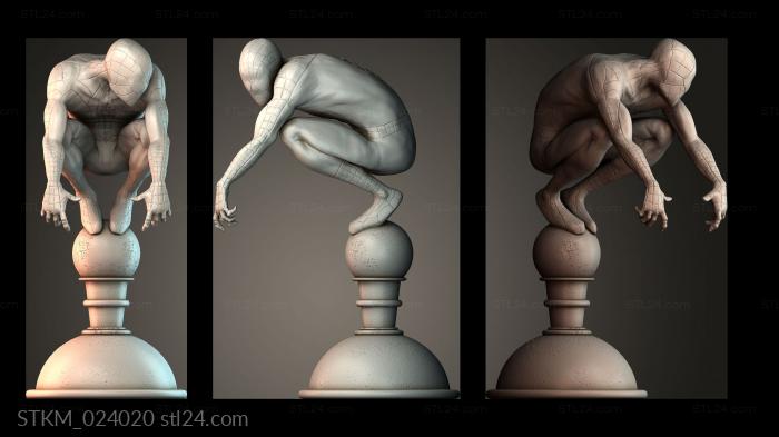 Figurines heroes, monsters and demons (STKM_024020) 3D models for cnc