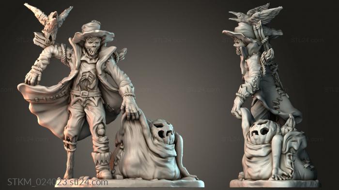 Figurines heroes, monsters and demons (STKM_024023) 3D models for cnc
