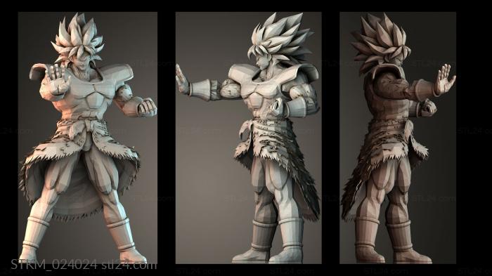 Figurines heroes, monsters and demons (STKM_024024) 3D models for cnc