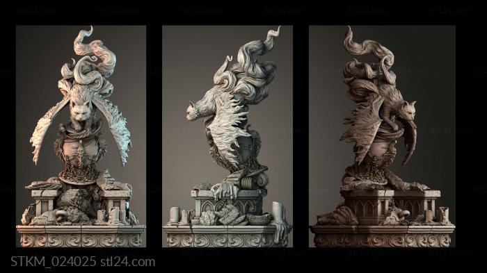 Figurines heroes, monsters and demons (STKM_024025) 3D models for cnc