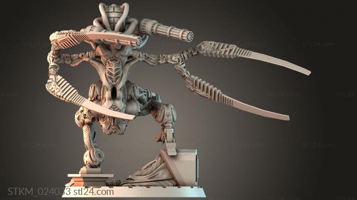 Figurines heroes, monsters and demons (STKM_024033) 3D models for cnc