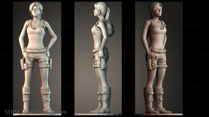 Figurines heroes, monsters and demons (STKM_024050) 3D models for cnc