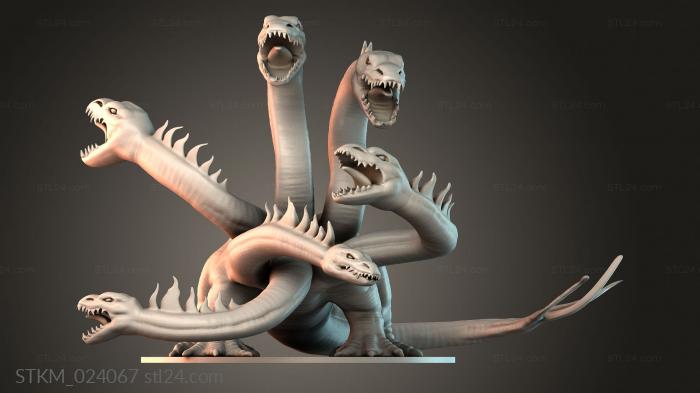 Figurines heroes, monsters and demons (STKM_024067) 3D models for cnc