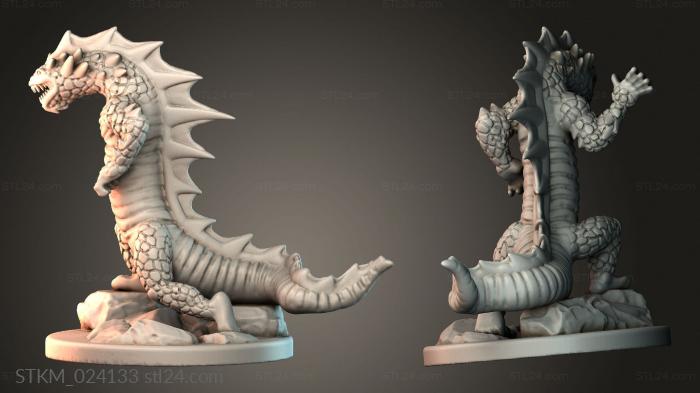 Figurines heroes, monsters and demons (STKM_024133) 3D models for cnc