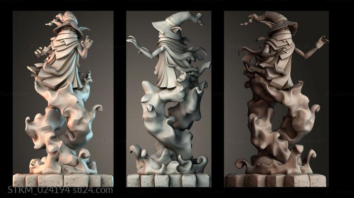 Figurines heroes, monsters and demons (STKM_024194) 3D models for cnc