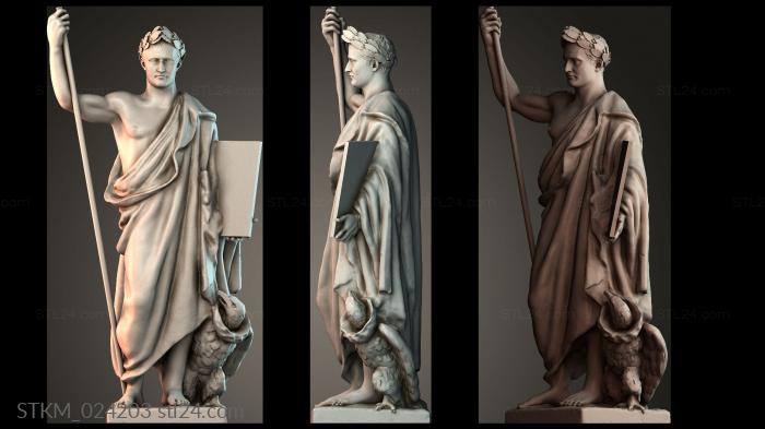 Figurines heroes, monsters and demons (STKM_024203) 3D models for cnc