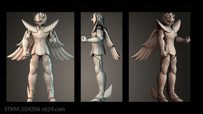 Figurines heroes, monsters and demons (STKM_024206) 3D models for cnc