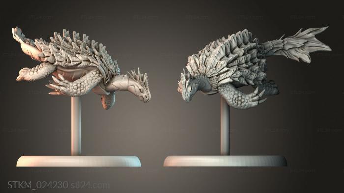 Figurines heroes, monsters and demons (STKM_024230) 3D models for cnc