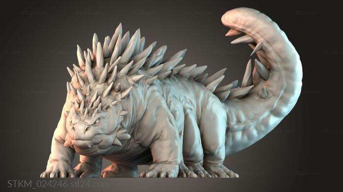 Figurines heroes, monsters and demons (STKM_024246) 3D models for cnc