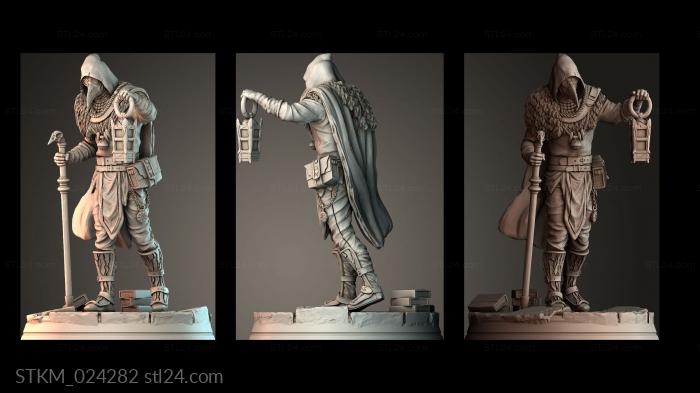 Figurines heroes, monsters and demons (STKM_024282) 3D models for cnc