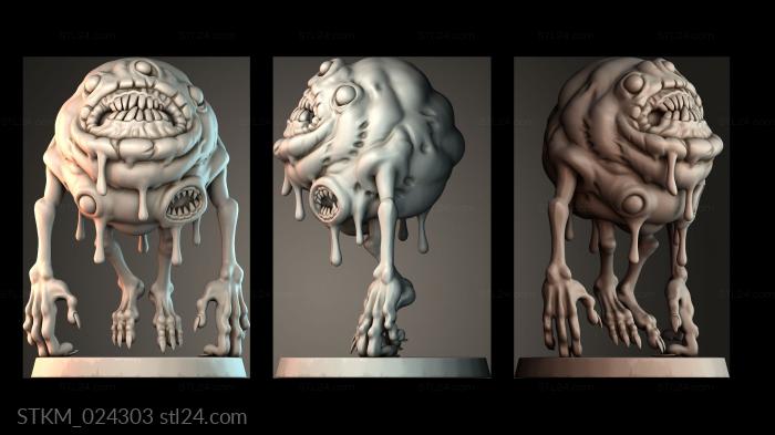 Figurines heroes, monsters and demons (STKM_024303) 3D models for cnc