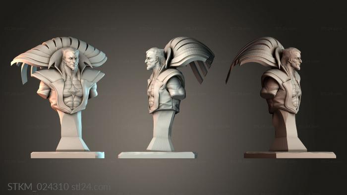 Figurines heroes, monsters and demons (STKM_024310) 3D models for cnc
