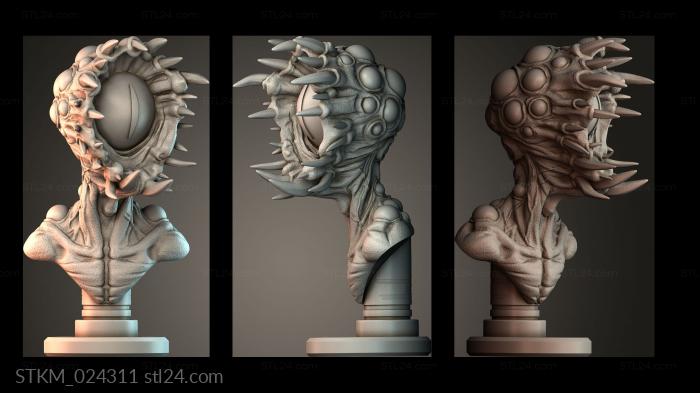 Figurines heroes, monsters and demons (STKM_024311) 3D models for cnc