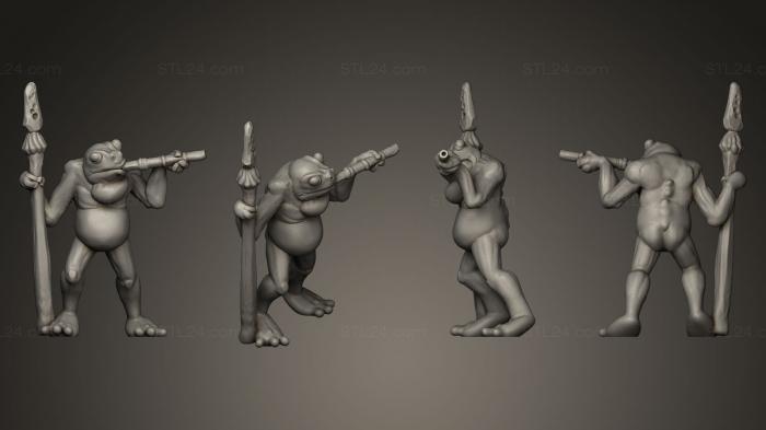 Figurines heroes, monsters and demons (Krogg Swamp Stalker_2, STKM_0257) 3D models for cnc