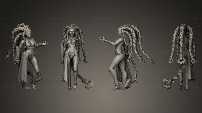 Figurines heroes, monsters and demons (Shiva Final Fantasy X DampD Miniature, STKM_0325) 3D models for cnc