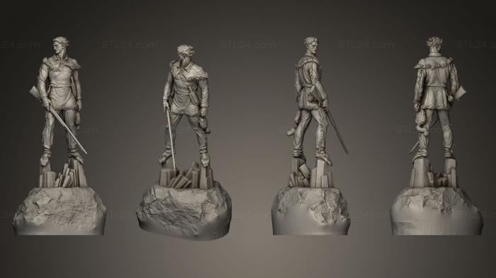 Figurines heroes, monsters and demons (The WVU Mountaineer, STKM_0372) 3D models for cnc