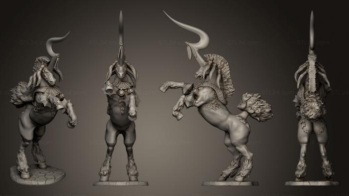 Figurines heroes, monsters and demons (Ixion Final Fantasy X Damp D Miniature, STKM_0476) 3D models for cnc