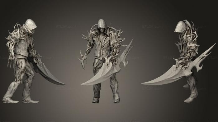 Figurines heroes, monsters and demons (Alex Mercer Prototype Boss, STKM_0593) 3D models for cnc