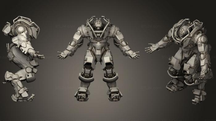 Figurines heroes, monsters and demons (Anthem Colossus (Complete), STKM_0608) 3D models for cnc