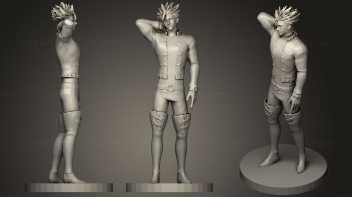 Figurines heroes, monsters and demons (Ban  The Seven Deadly Sins, STKM_0647) 3D models for cnc