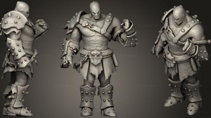 Figurines heroes, monsters and demons (Bane Armoured Version, STKM_0648) 3D models for cnc