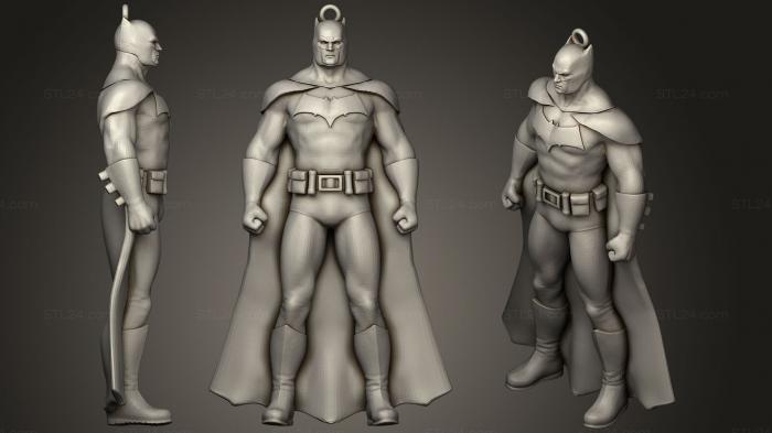 Figurines heroes, monsters and demons (Batman Dawn of Justice, STKM_0667) 3D models for cnc