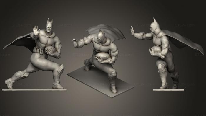 Figurines heroes, monsters and demons (Batman Superman Deadpool Heisman Trophies, STKM_0674) 3D models for cnc