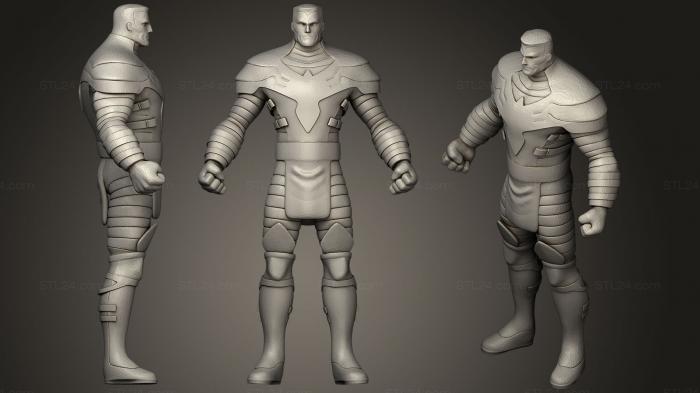 Figurines heroes, monsters and demons (Colossus Phoenix Five, STKM_0734) 3D models for cnc