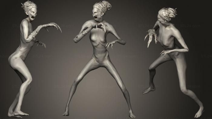 Figurines heroes, monsters and demons (Dead By Daylight  Hag, STKM_0755) 3D models for cnc