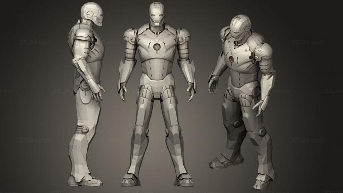Figurines heroes, monsters and demons (Iron Man Breakdance Pack, STKM_0885) 3D models for cnc
