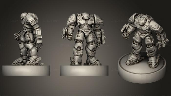 Figurines heroes, monsters and demons (MARK XLIV The Hulkbuster, STKM_0957) 3D models for cnc