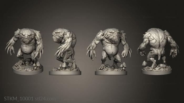 Figurines heroes, monsters and demons (The Sam King Bluead, STKM_10001) 3D models for cnc