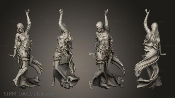 Figurines heroes, monsters and demons (Lich Female Empress the Undead Spell, STKM_10011) 3D models for cnc