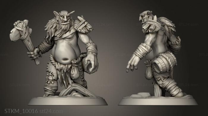 Figurines heroes, monsters and demons (Giant, STKM_10016) 3D models for cnc