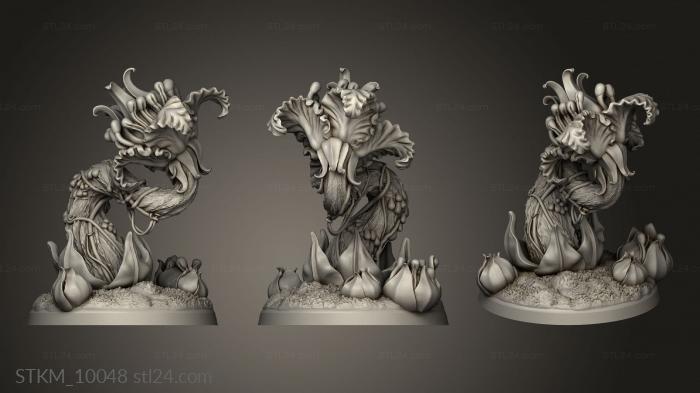 Figurines heroes, monsters and demons (the budding snatcher, STKM_10048) 3D models for cnc