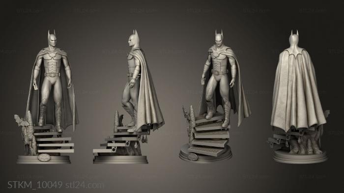 Figurines heroes, monsters and demons (Keaton Batman, STKM_10049) 3D models for cnc