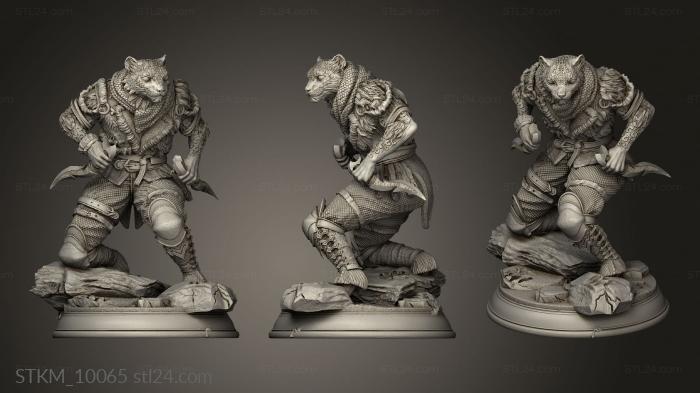 Figurines heroes, monsters and demons (The Thawing Dead Falling Moon Curatio, STKM_10065) 3D models for cnc