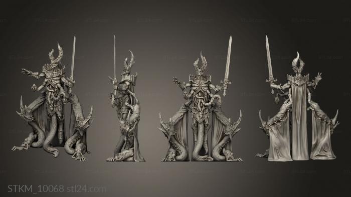 Figurines heroes, monsters and demons (Prince cloak, STKM_10068) 3D models for cnc