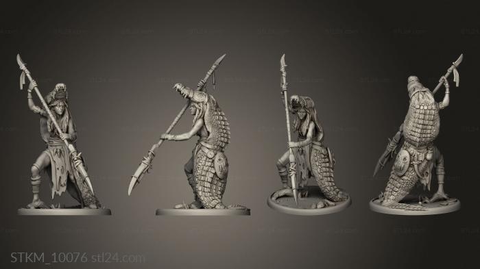 Figurines heroes, monsters and demons (Forest Shanti, STKM_10076) 3D models for cnc